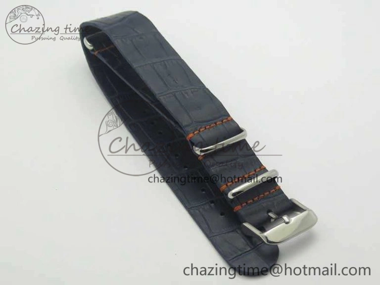Daytona Blue Red Pushers BP Maker Blue Dial On SS Bracelet A4130 (Free Leather Strap) Vibrant 3446