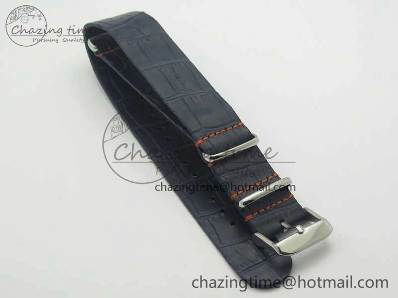 Daytona Blue Red Pushers BP Maker Blue Dial On SS Bracelet A4130 (Free Leather Strap) Vibrant 3446