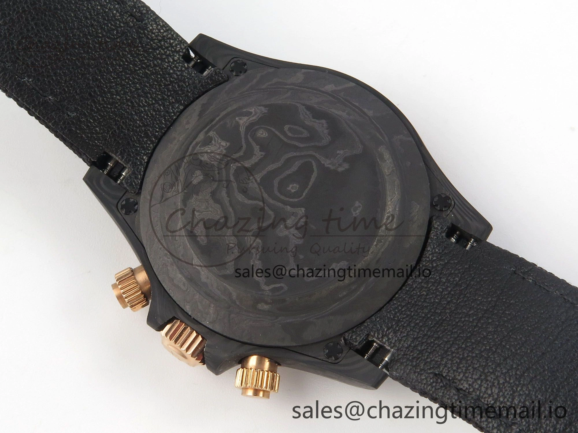 Daytona Cosmograph Black Carbon MPF Best Edition Full Diamond Dial Black Nylon Strap A Sporty 317