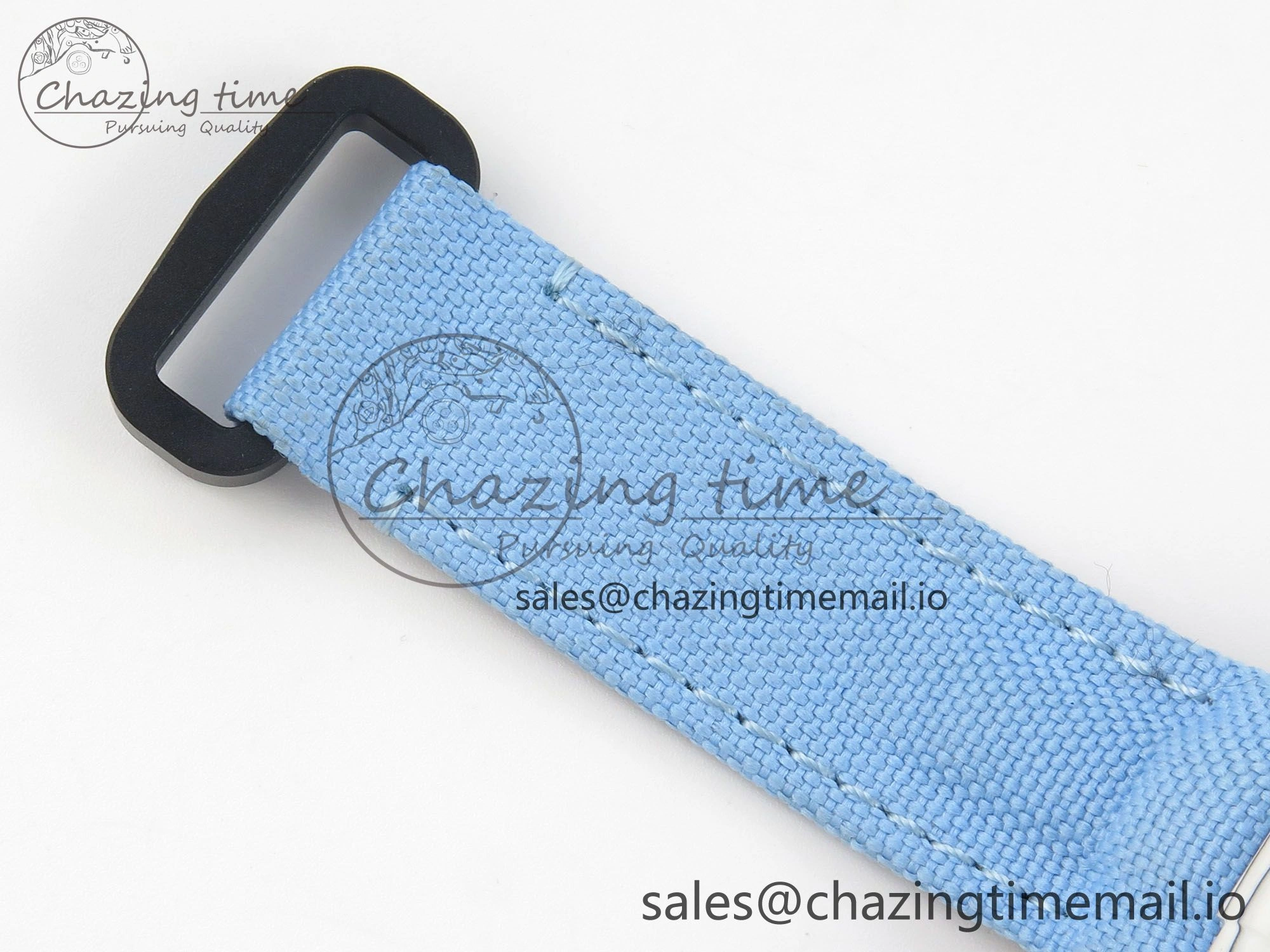 EyeCatching Daytona Cosmograph White Carbon MPF Best Blue Skeleton Dial on Blue Nylon Strap A 320