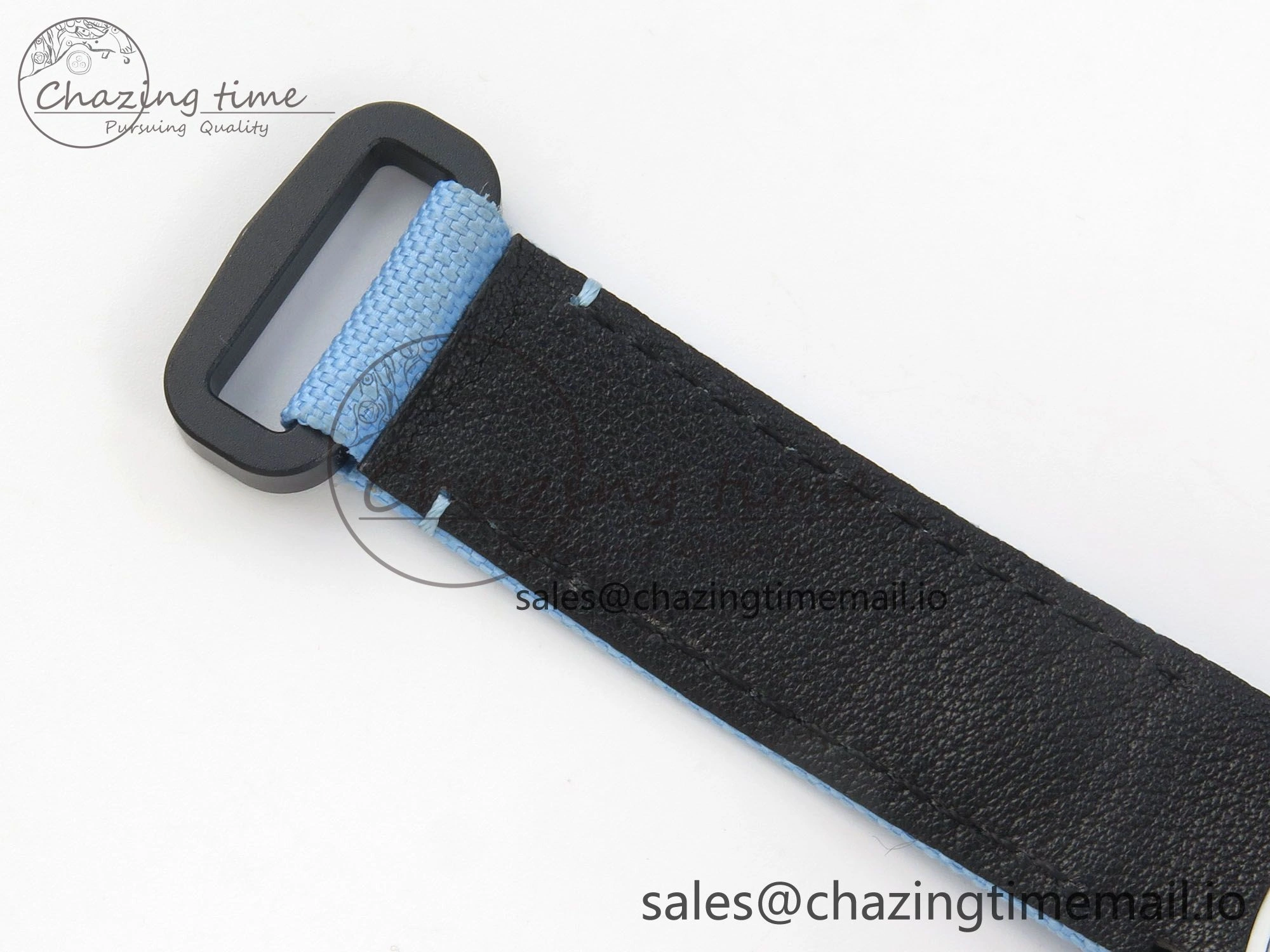 EyeCatching Daytona Cosmograph White Carbon MPF Best Blue Skeleton Dial on Blue Nylon Strap A 320