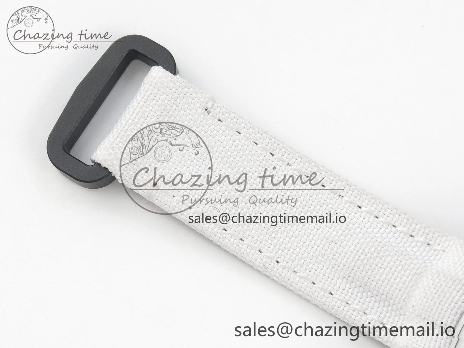 Tailored Daytona Cosmograph White Carbon MPF Best Edition Full Diamond Dial White Nylon Strap A 316