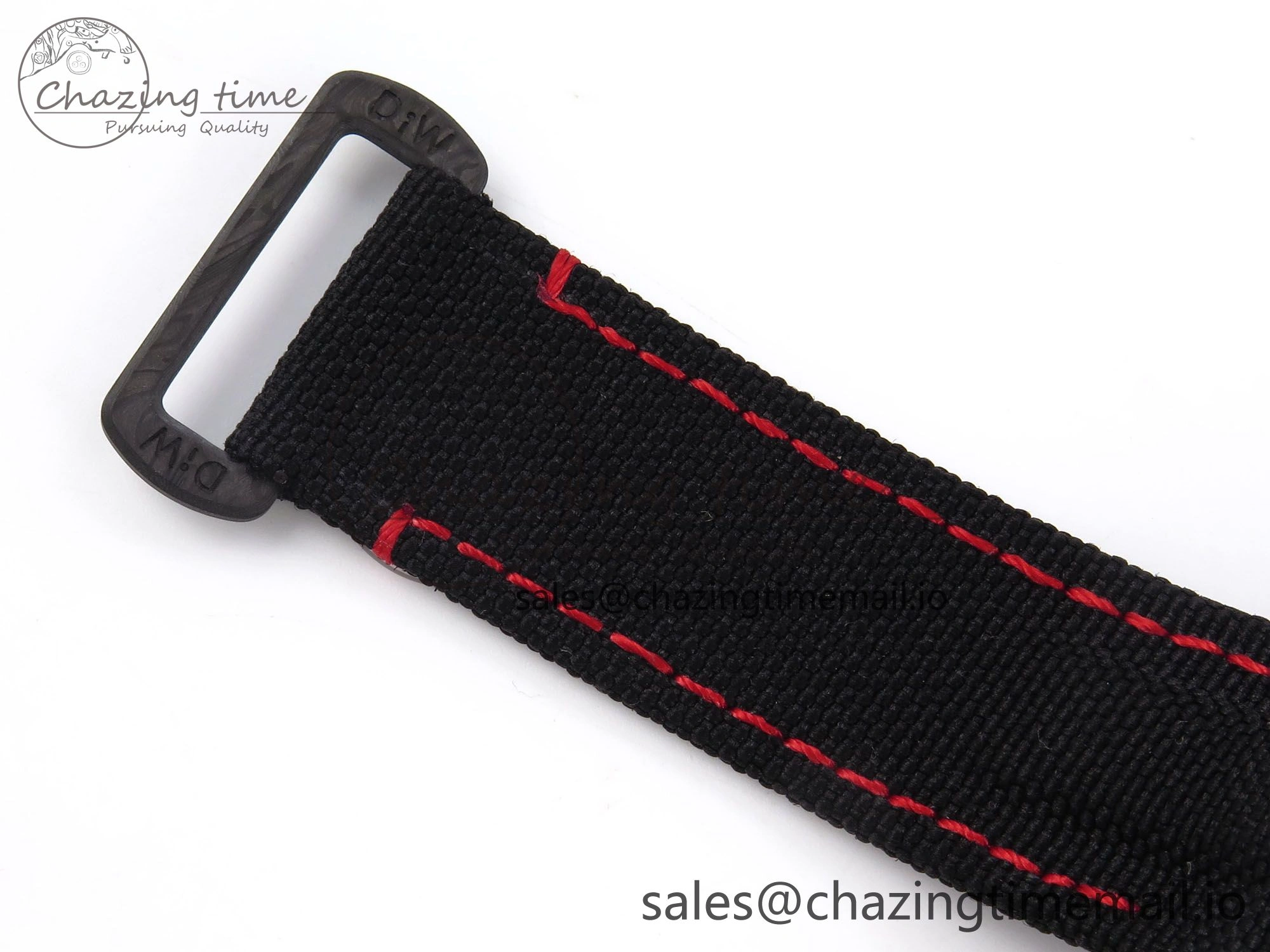 Daytona DIW “AVIA BLACK” Carbon DIWF 1:1 Best Edition Black Red Dial on Black Nylon Strap SH OdorResistant 1078