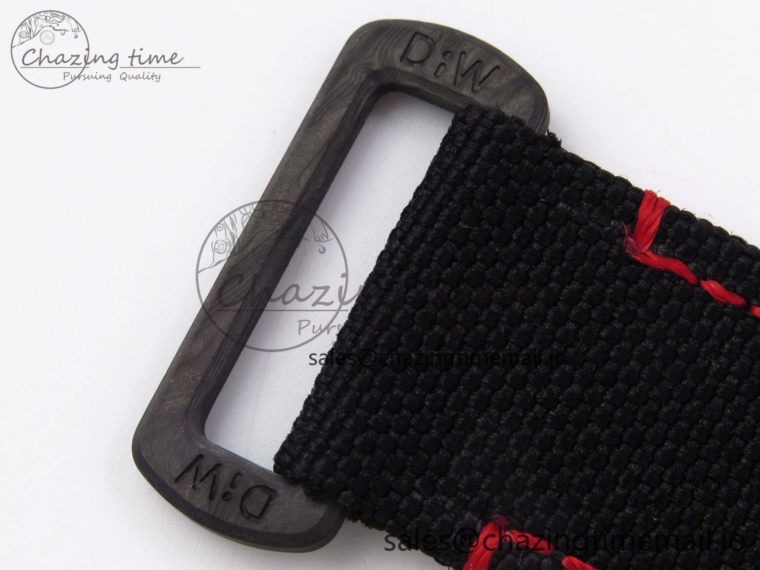 Daytona DIW “AVIA BLACK” Carbon DIWF 1:1 Best Edition Black Red Dial on Black Nylon Strap SH OdorResistant 1078