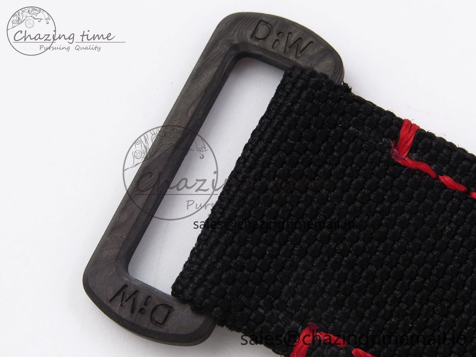 Daytona DIW “AVIA BLACK” Carbon DIWF 1:1 Best Edition Black Red Dial on Black Nylon Strap SH OdorResistant 1078