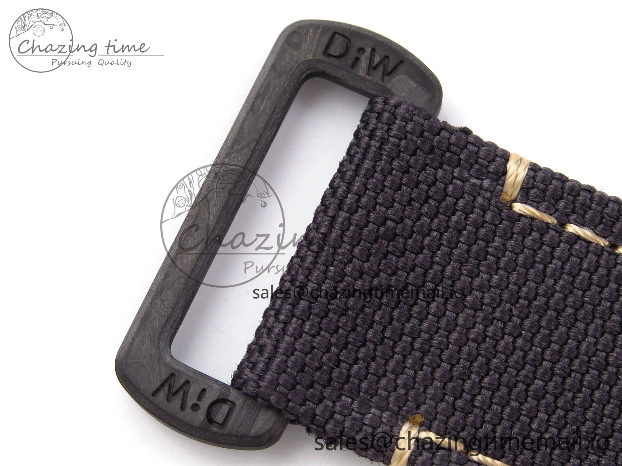 Functional Daytona DIW “AVIA GREY” Carbon DIWF 1:1 Best Edition Gray Yellow Dial on Black Nylon Strap SH 1075