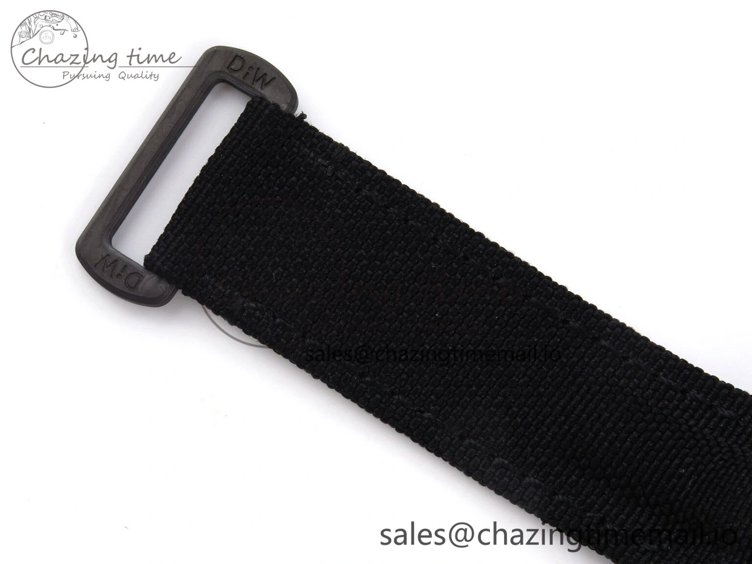 MultiPurpose Daytona DIW Black Carbon DIWF 1:1 Best Edition Black White Dial on Black Nylon Strap SH 1076