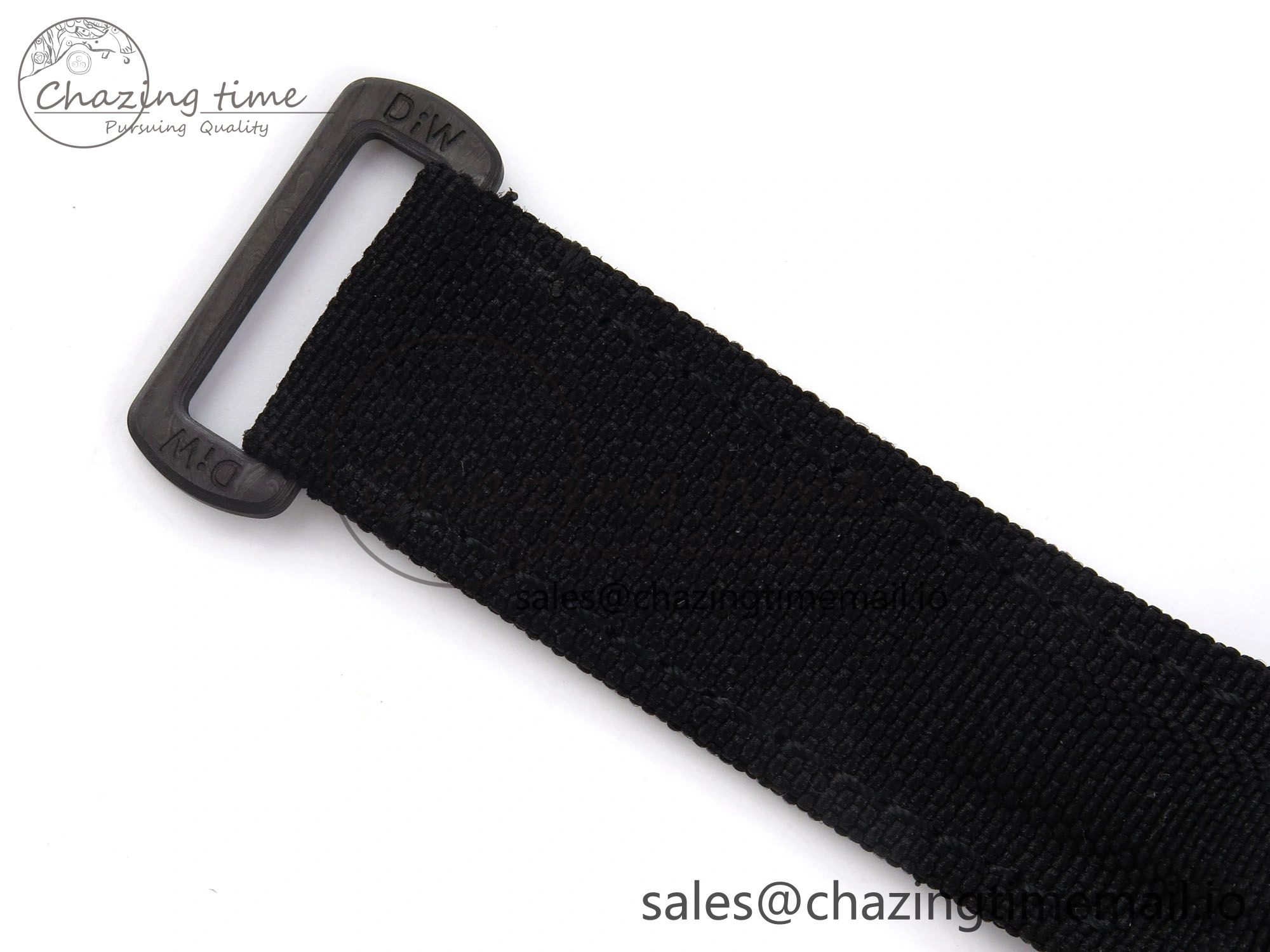 MultiPurpose Daytona DIW Black Carbon DIWF 1:1 Best Edition Black White Dial on Black Nylon Strap SH 1076