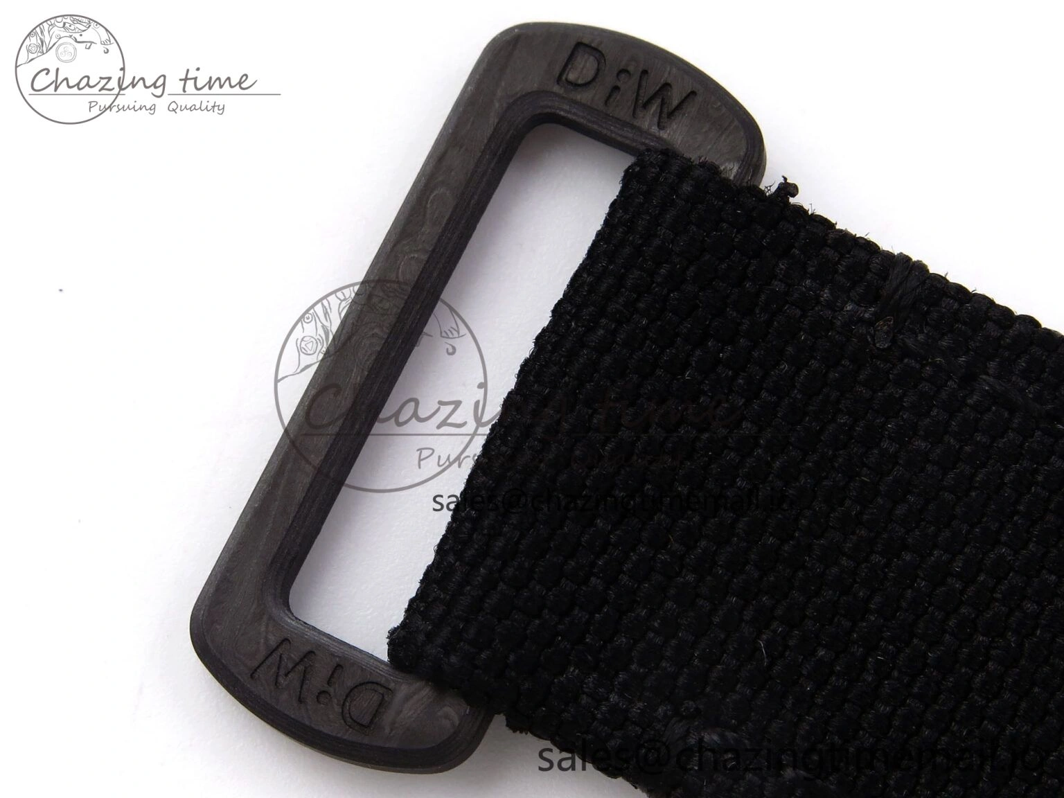 MultiPurpose Daytona DIW Black Carbon DIWF 1:1 Best Edition Black White Dial on Black Nylon Strap SH 1076