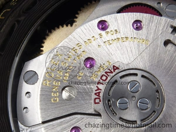 FreshLook Daytona DIW Carbon Case DIWF Edition Black Dial Rainbow Diamonds Bezel on Brown Nylon Strap A 1666