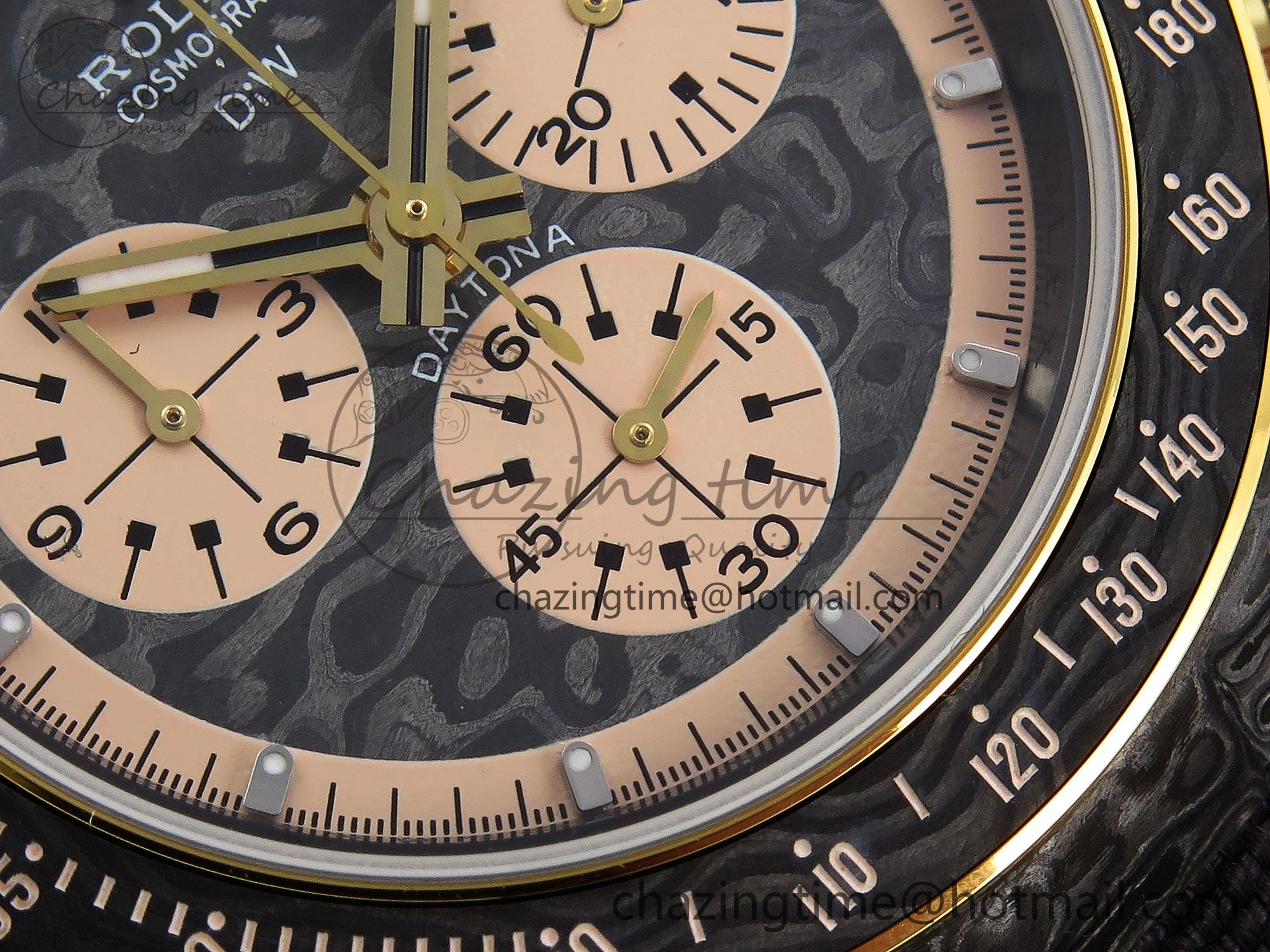 Resilient Daytona DIW Carbon Case DIWF Edition Carbon Cream Dial on Black Nylon Strap A 1568