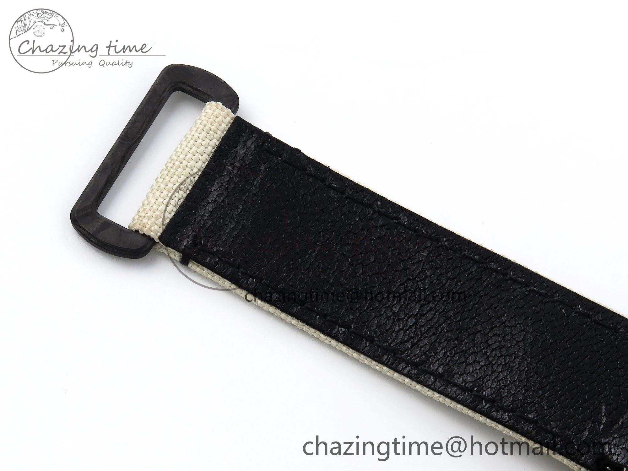ComfortFit Daytona DIW Carbon Case DIWF Edition Cream Brown Dial on White Nylon Strap A 1664