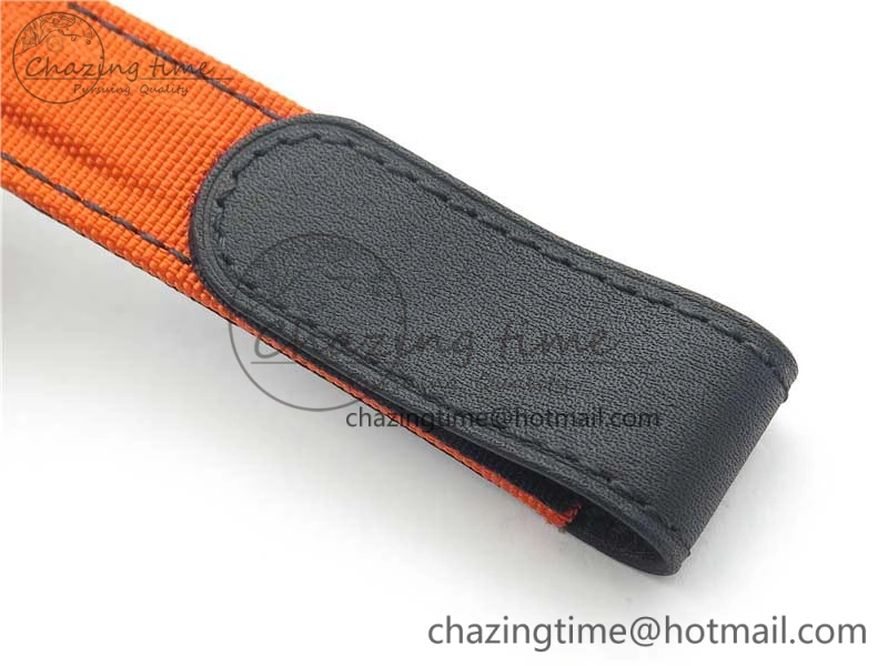 Daytona DIW Carbon Case and Bezel Black Orange Dial on Orange Nylon Strap A Comfortable 3222