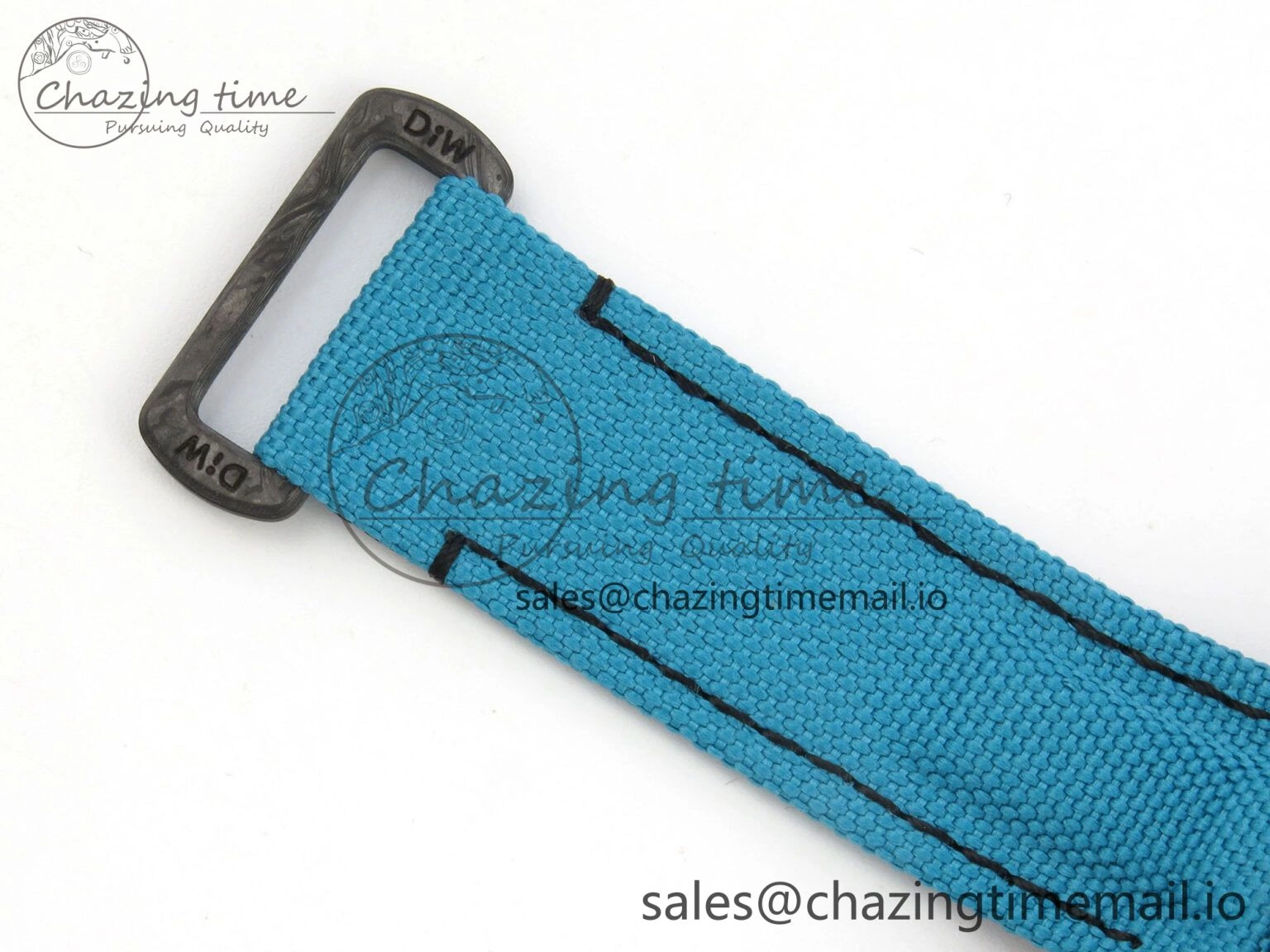 Daytona DIW Carbon Case and Bezel DIWF Edition Blue Dial on Blue Nylon Strap A Breathable 52