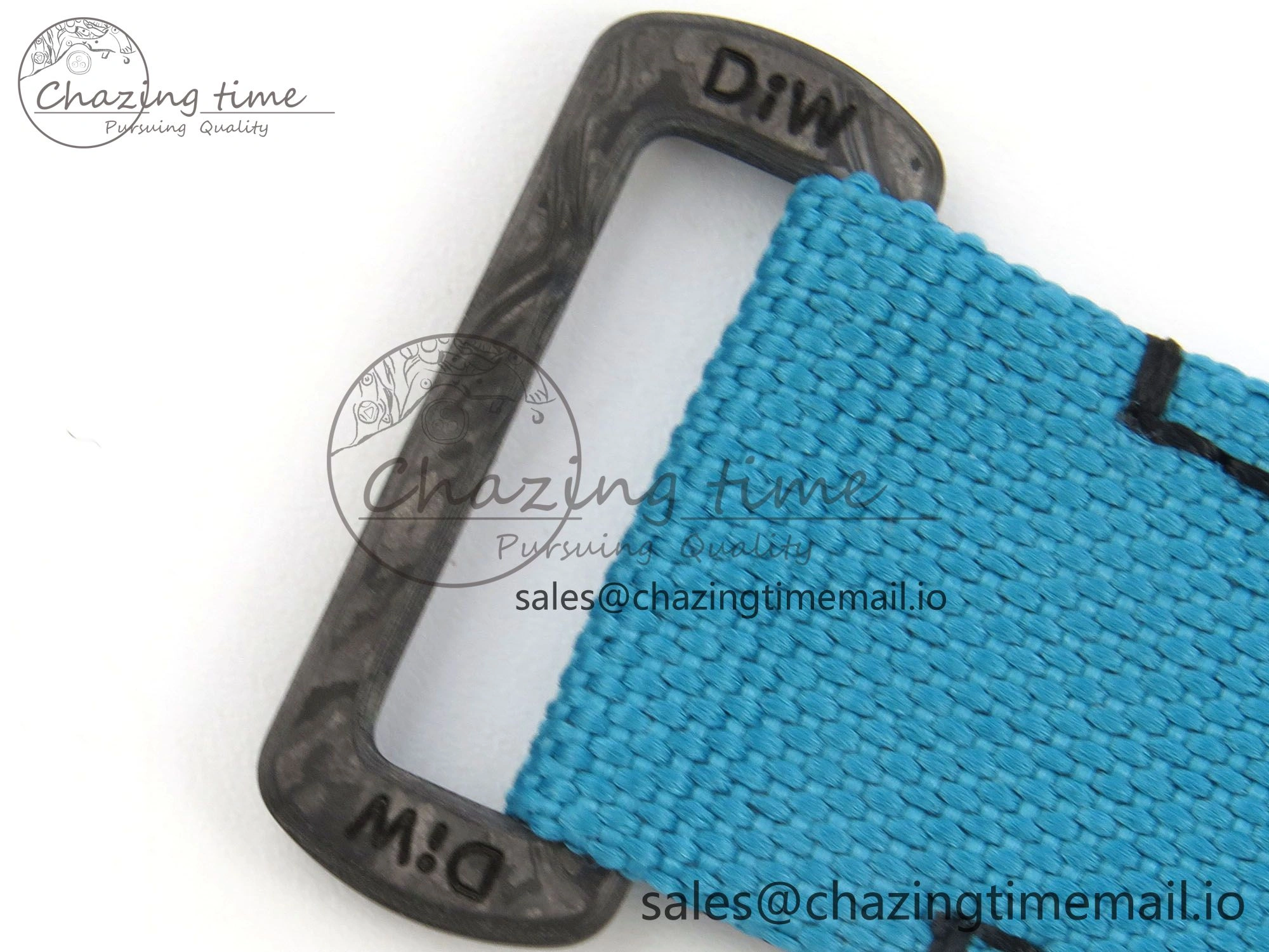 Daytona DIW Carbon Case and Bezel DIWF Edition Blue Dial on Blue Nylon Strap A Breathable 52