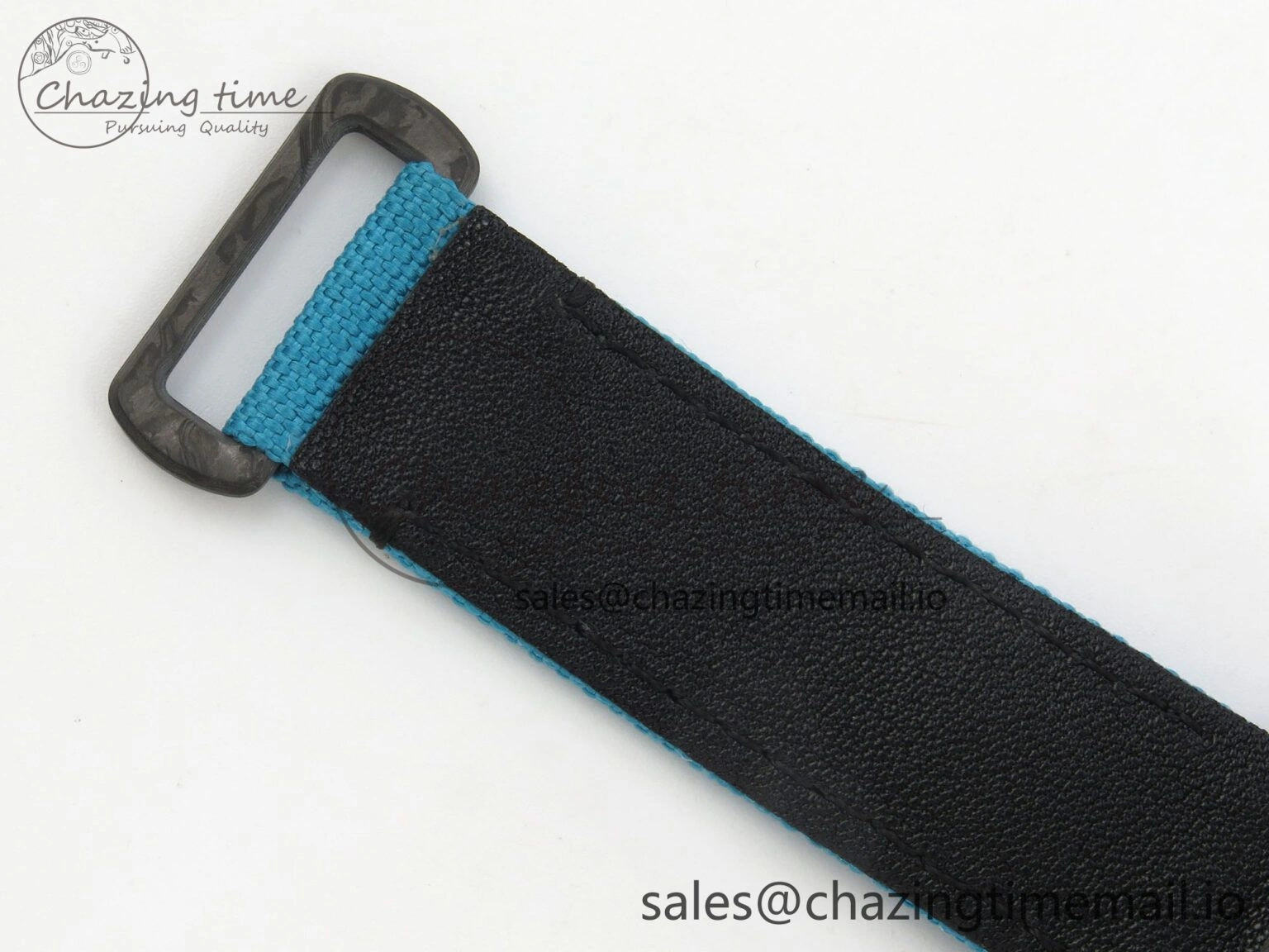 Daytona DIW Carbon Case and Bezel DIWF Edition Blue Dial on Blue Nylon Strap A Breathable 52