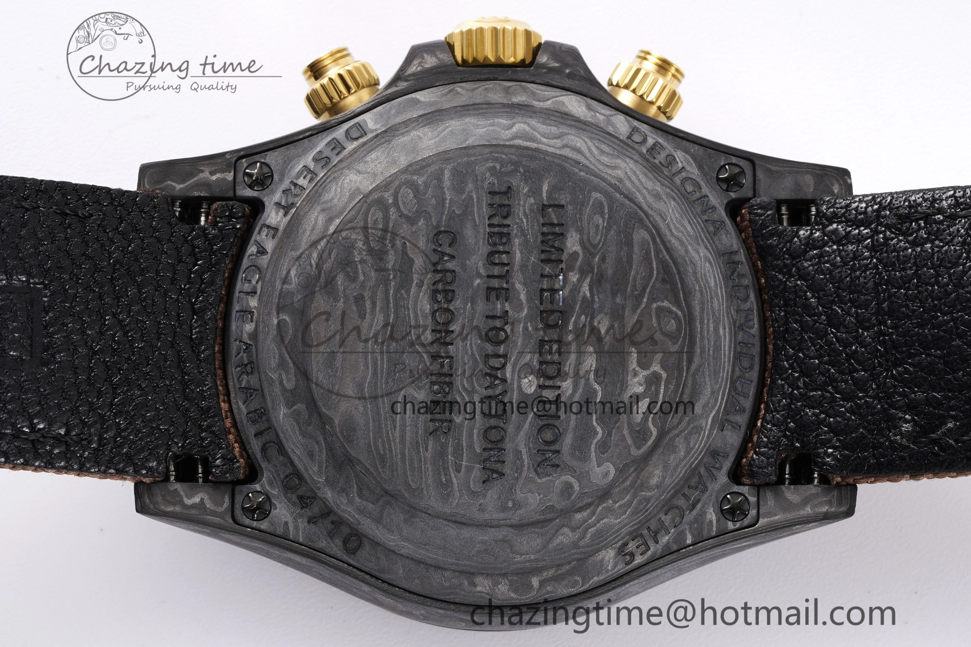 Neat Daytona DIW Carbon Case and Bezel DIWF Edition Brown Arabic Dial on Brown Nylon Strap A 2000