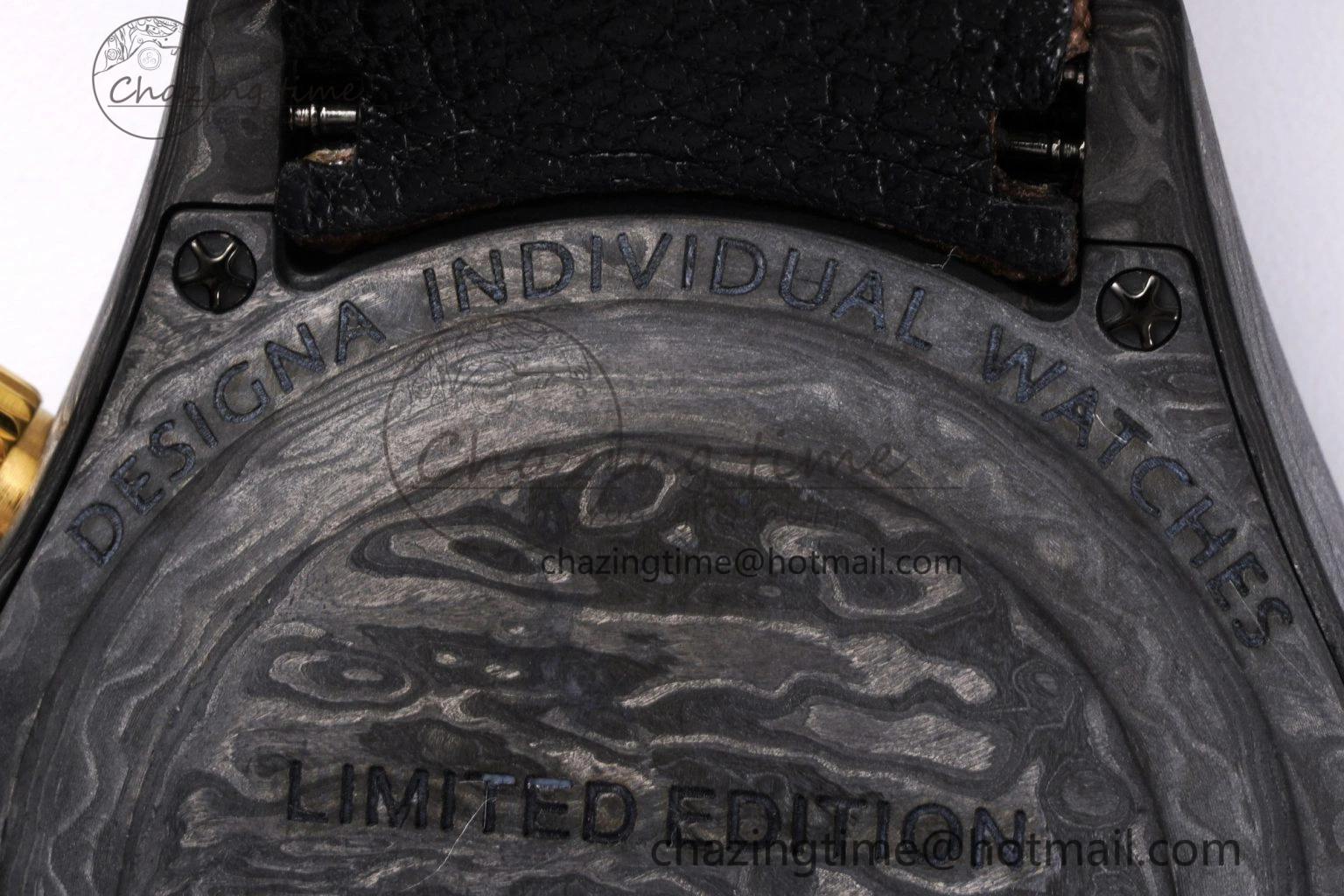 TechFriendly Daytona DIW Carbon Case and Bezel DIWF Edition Gray Plane Dial on Black Nylon Strap A 1994