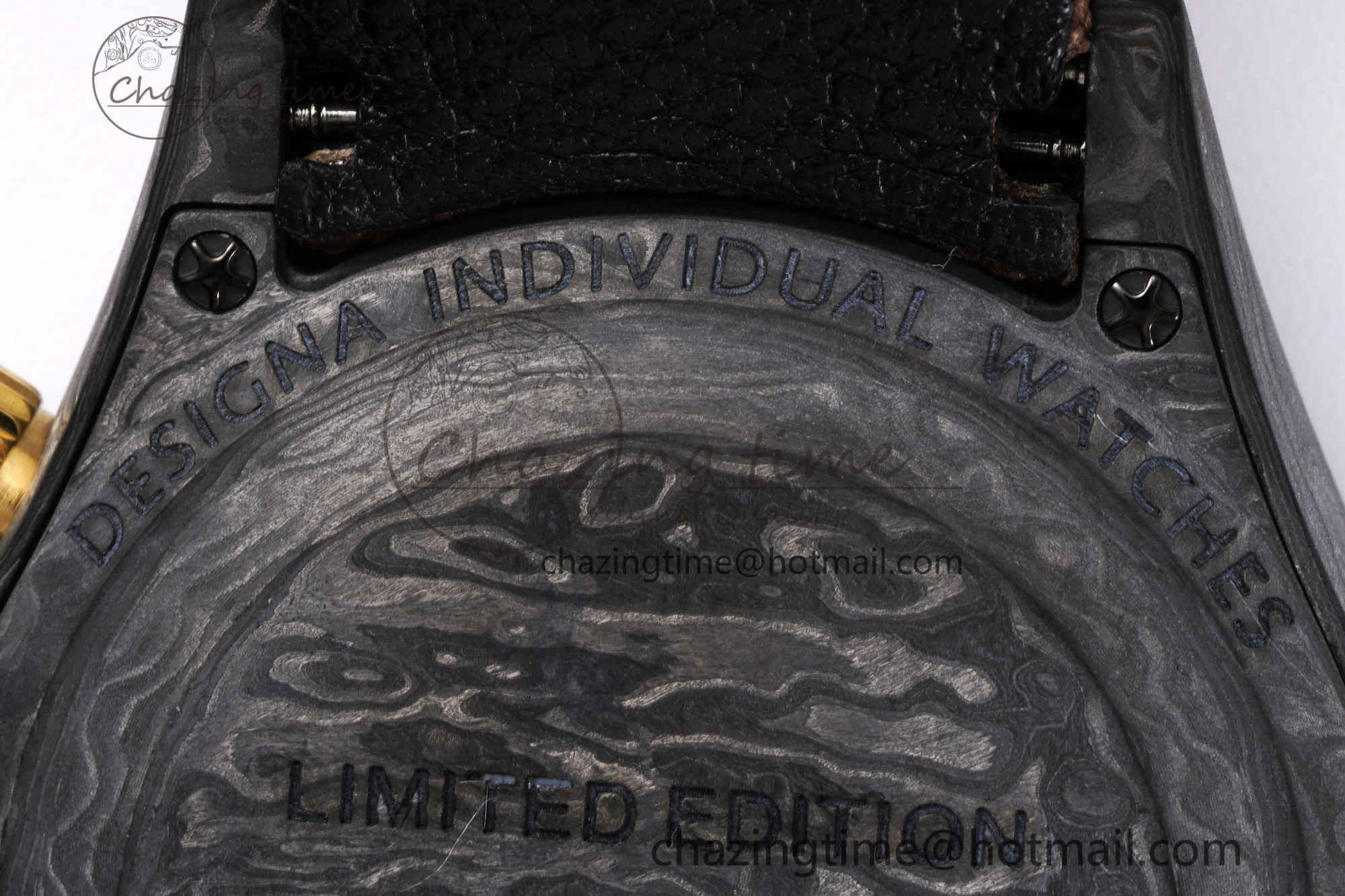 TechFriendly Daytona DIW Carbon Case and Bezel DIWF Edition Gray Plane Dial on Black Nylon Strap A 1994