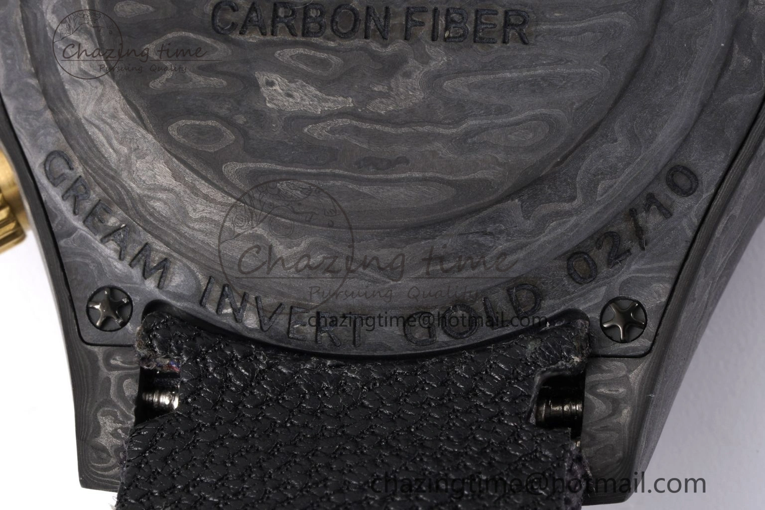 TechFriendly Daytona DIW Carbon Case and Bezel DIWF Edition Gray Plane Dial on Black Nylon Strap A 1994