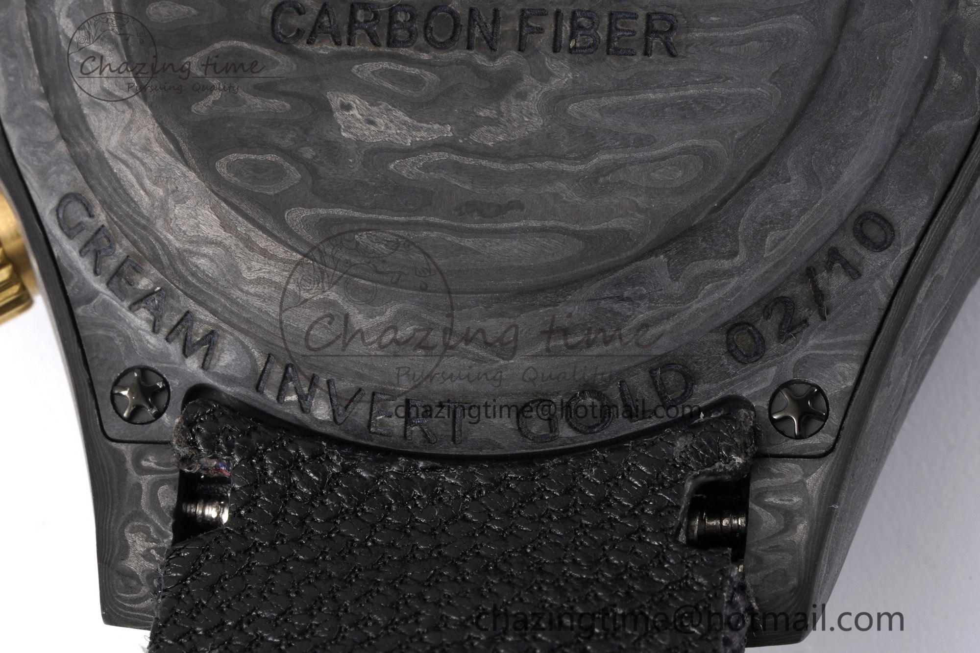 TechFriendly Daytona DIW Carbon Case and Bezel DIWF Edition Gray Plane Dial on Black Nylon Strap A 1994
