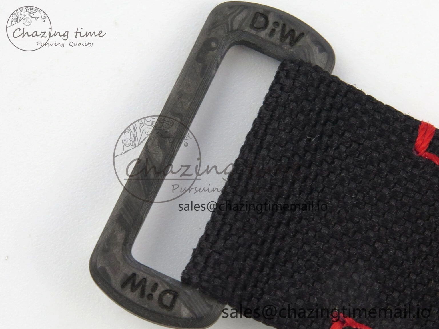 Effortless Daytona DIW Carbon Case and Bezel DIWF Edition Grey White Dial on Black Nylon Strap A 72