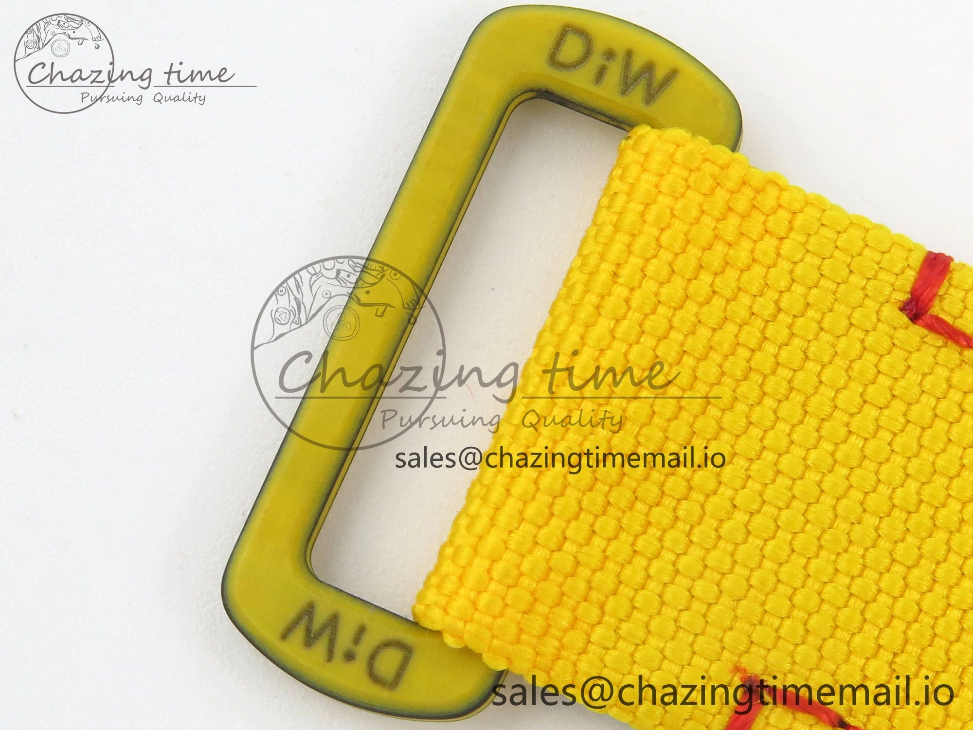 Daytona DIW Carbon Case and Bezel DIWF Edition Red Dial on Yellow Nylon Strap A Original 53