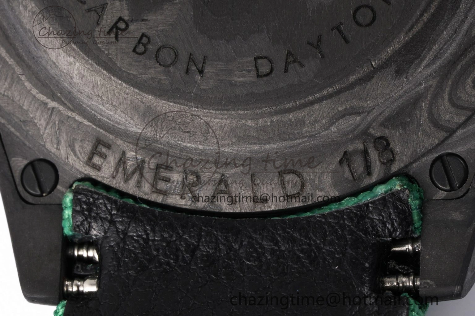 HighPerformance Daytona DIW Carbon Case and Bezel Noob Best Edition Carbon Green Dial on Green Nylon Strap SA 1970