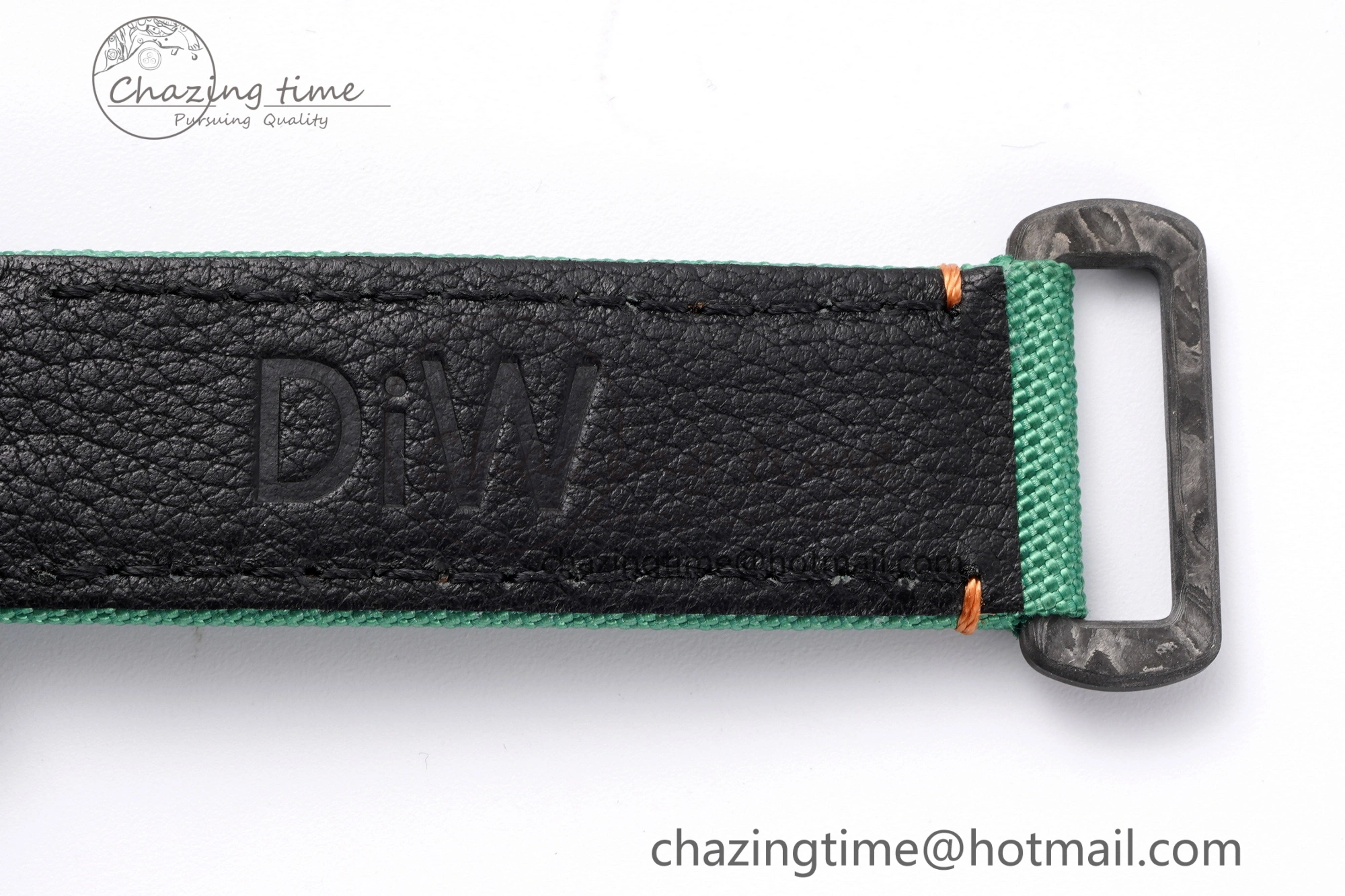 HighPerformance Daytona DIW Carbon Case and Bezel Noob Best Edition Carbon Green Dial on Green Nylon Strap SA 1970