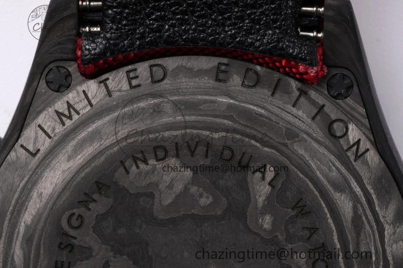 Daytona DIW Carbon Case and Bezel Noob Best Edition Carbon Red Dial on Red Nylon Strap SA Packable 1974