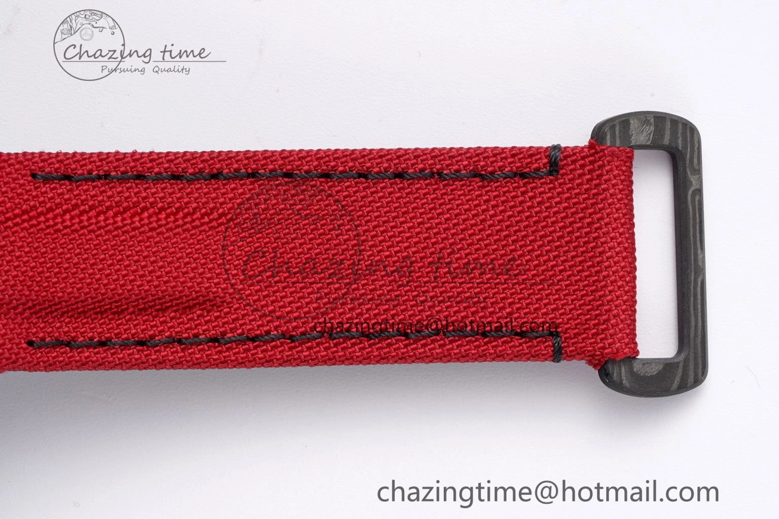 Daytona DIW Carbon Case and Bezel Noob Best Edition Carbon Red Dial on Red Nylon Strap SA Packable 1974