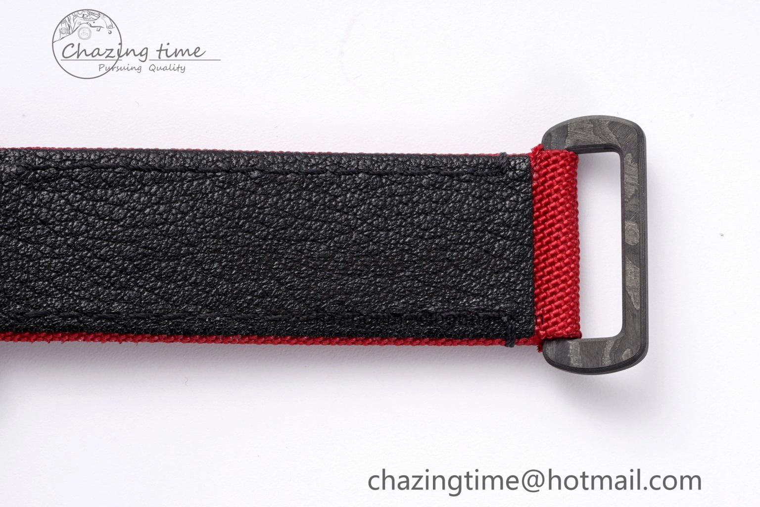 Daytona DIW Carbon Case and Bezel Noob Best Edition Carbon Red Dial on Red Nylon Strap SA Packable 1974