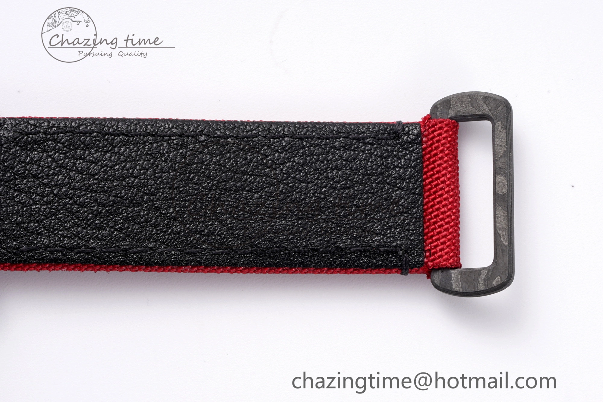 Daytona DIW Carbon Case and Bezel Noob Best Edition Carbon Red Dial on Red Nylon Strap SA Packable 1974