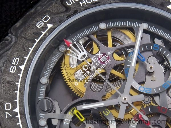 Daytona DIW Carbon DIWF Best Edition Skeleton Dial on Black Nylon Strap SA Upgraded 1628