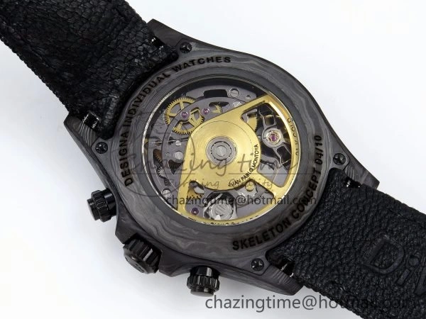 Daytona DIW Carbon DIWF Best Edition Skeleton Dial on Black Nylon Strap SA Upgraded 1628