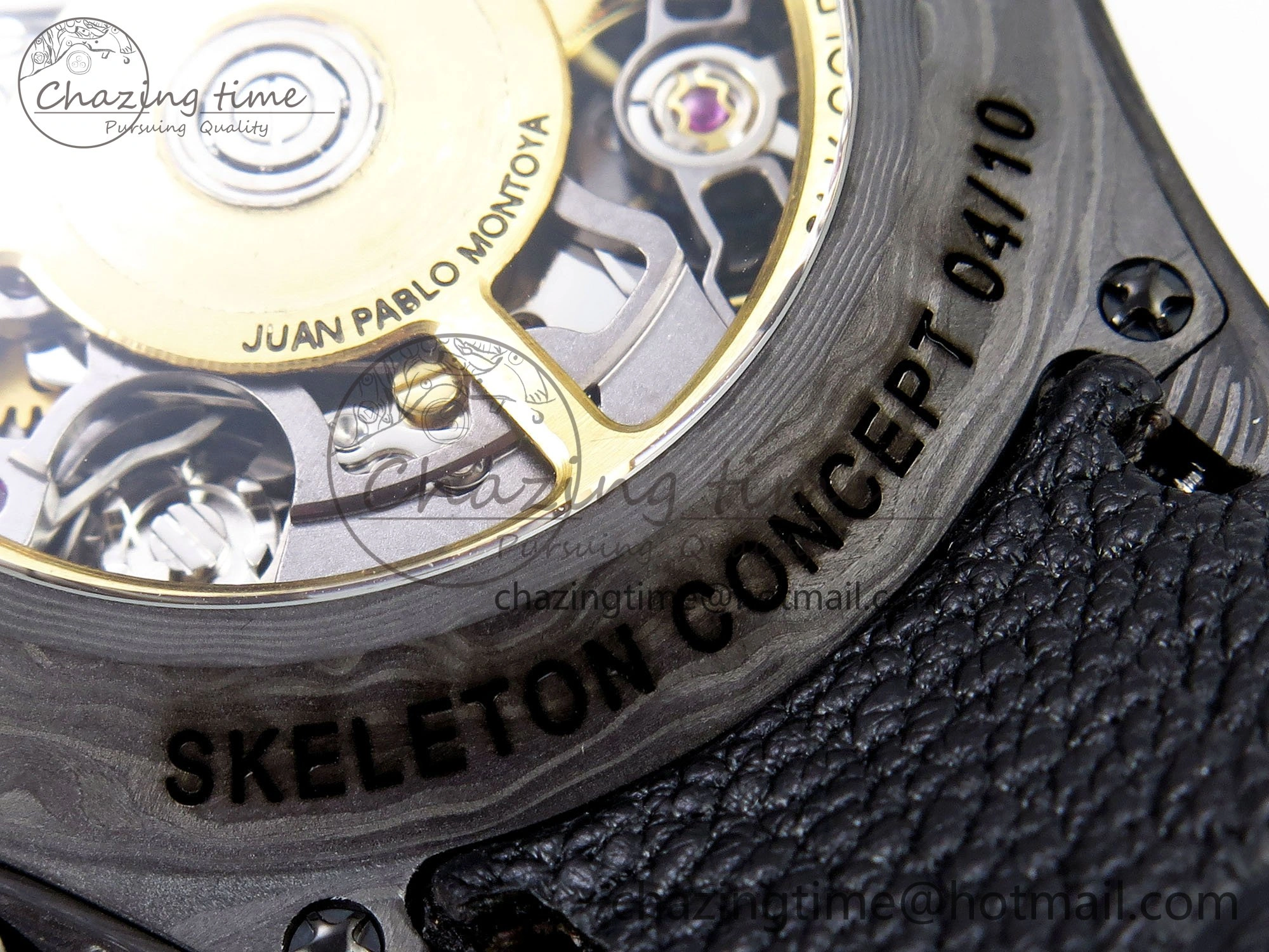 Daytona DIW Carbon DIWF Best Edition Skeleton Dial on Black Nylon Strap SA Upgraded 1628