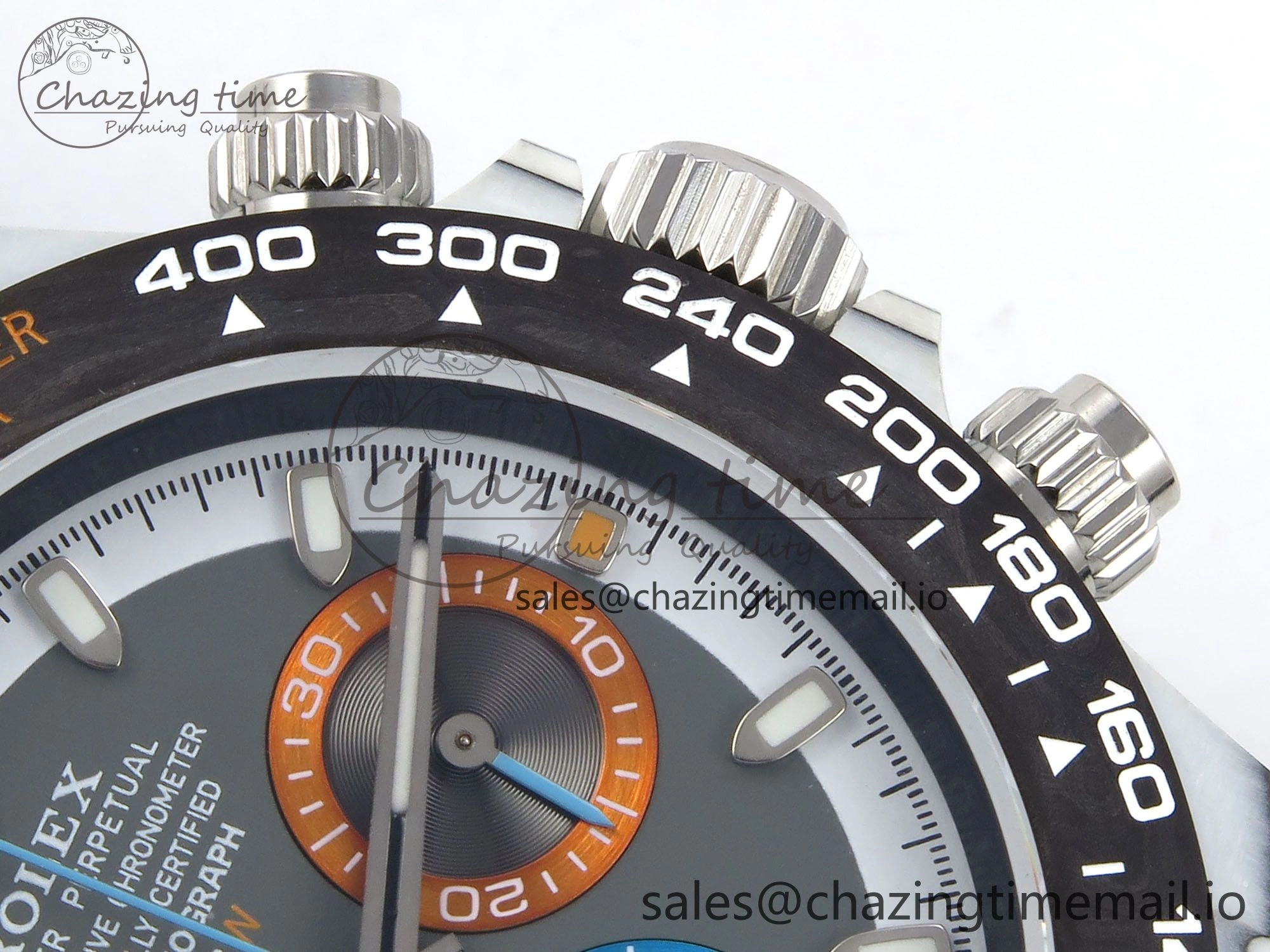 Premium Daytona DIW Carbon N6F 1:1 Best Edition Gray Dial on Black Nylon Strap SA 1188