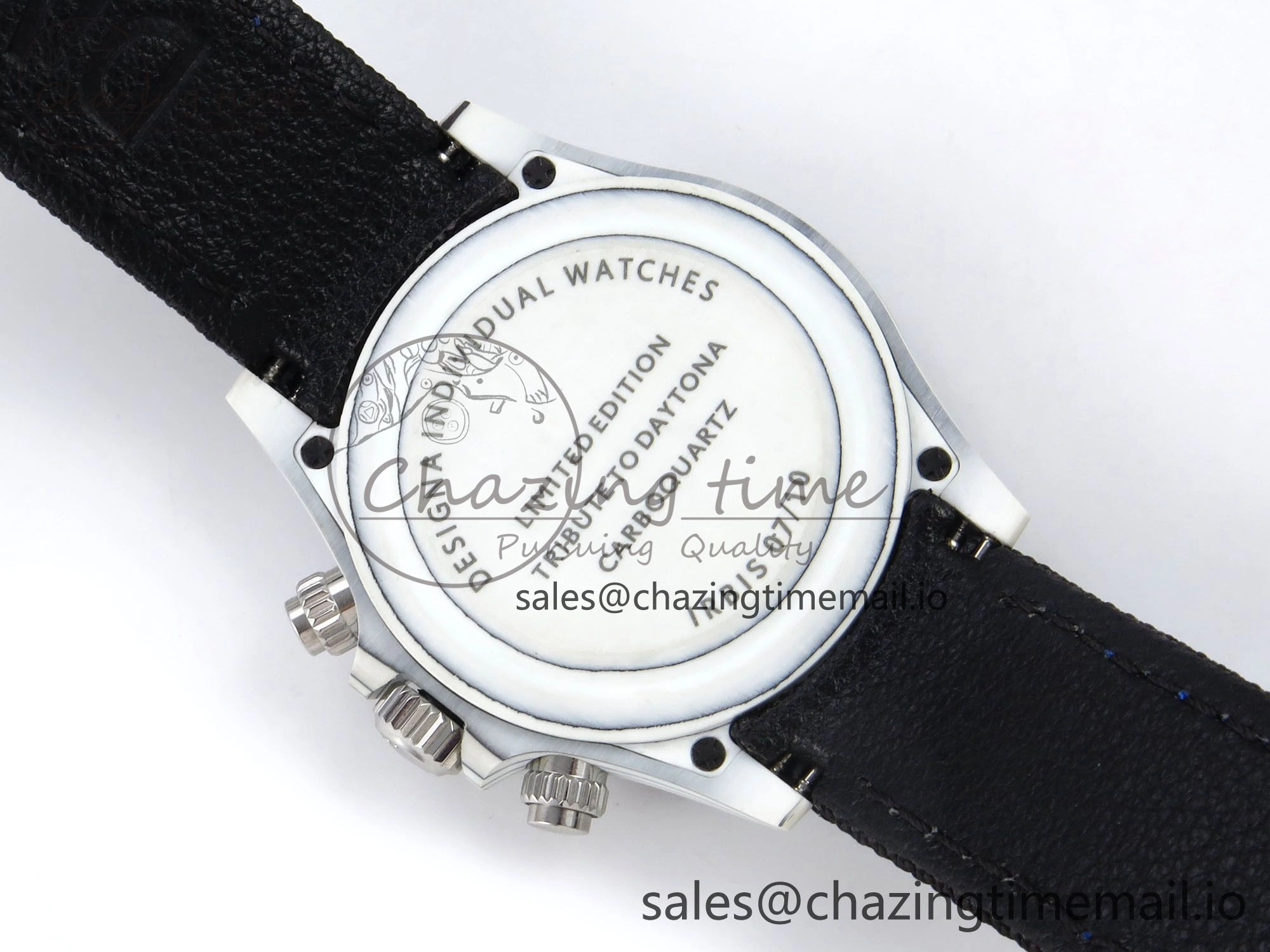 Premium Daytona DIW Carbon N6F 1:1 Best Edition Gray Dial on Black Nylon Strap SA 1188