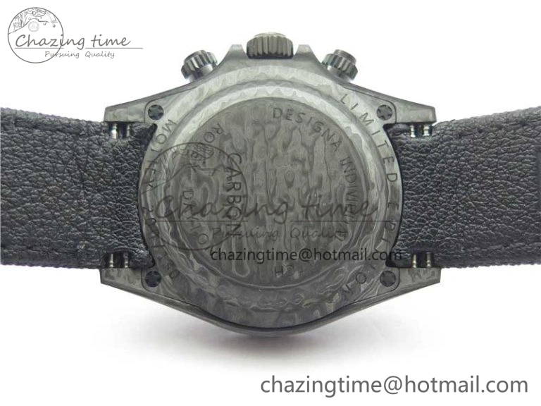 Cozy Daytona DIW Carbon Noob 1:1 Best Edition Black Dial on Nylon Strap SA 2611