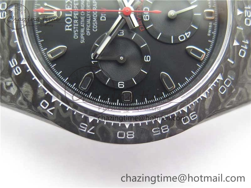 Cozy Daytona DIW Carbon Noob 1:1 Best Edition Black Dial on Nylon Strap SA 2611