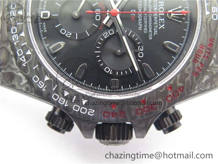 Cozy Daytona DIW Carbon Noob 1:1 Best Edition Black Dial on Nylon Strap SA 2611