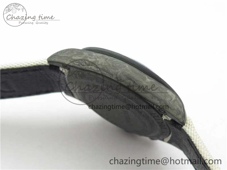 Comfortable Daytona DIW Carbon Noob 1:1 Best Edition White Black Dial on Nylon Strap SA 2614