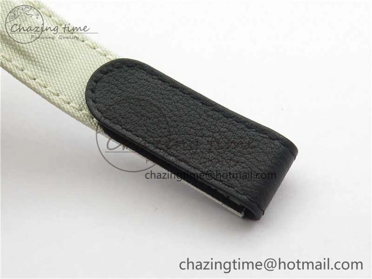 Comfortable Daytona DIW Carbon Noob 1:1 Best Edition White Black Dial on Nylon Strap SA 2614