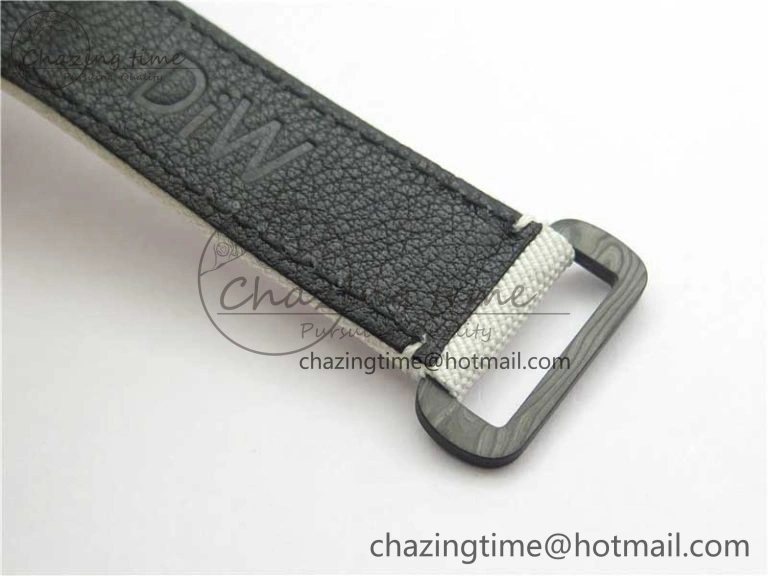Comfortable Daytona DIW Carbon Noob 1:1 Best Edition White Black Dial on Nylon Strap SA 2614