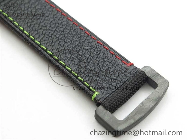Efficient Daytona DIW Carbon OMF Best Edition Black  Dial on Black Nylon Strap A 2840