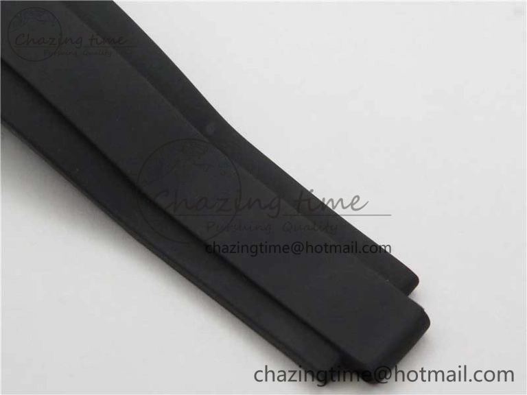 Comfortable Daytona DIW Carbon OMF Best Edition Black Dial Numbers Markers on Black Rubber Strap A 2832