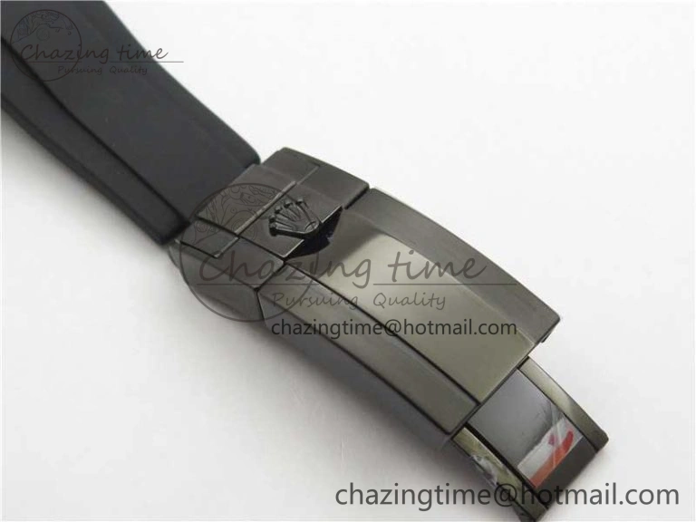 Comfortable Daytona DIW Carbon OMF Best Edition Black Dial Numbers Markers on Black Rubber Strap A 2832
