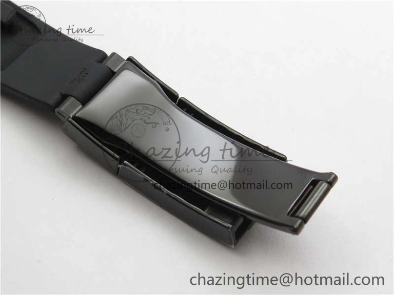 Comfortable Daytona DIW Carbon OMF Best Edition Black Dial Numbers Markers on Black Rubber Strap A 2832