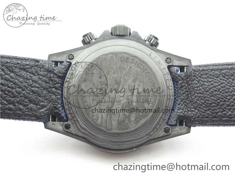 NewStyle Daytona DIW Carbon OMF Best Edition Black Dial on Deep Blue Nylon Strap A 2839