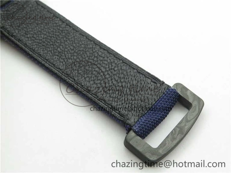 NewStyle Daytona DIW Carbon OMF Best Edition Black Dial on Deep Blue Nylon Strap A 2839